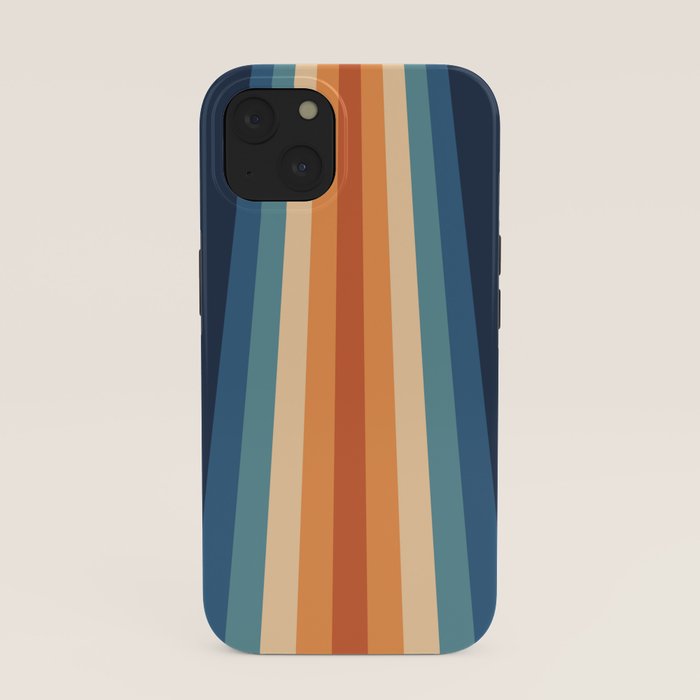 70's Retro Stripes iPhone Case