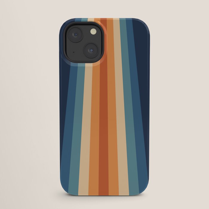 70's Retro Stripes iPhone Case
