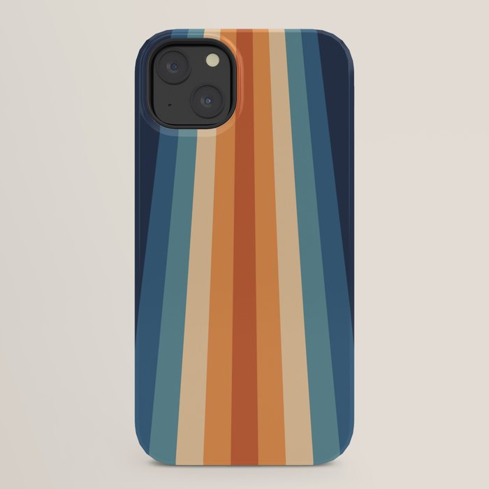 70's Retro Stripes iPhone Case
