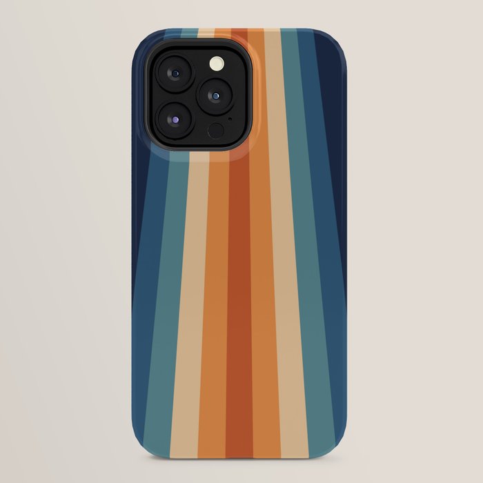 70's Retro Stripes iPhone Case