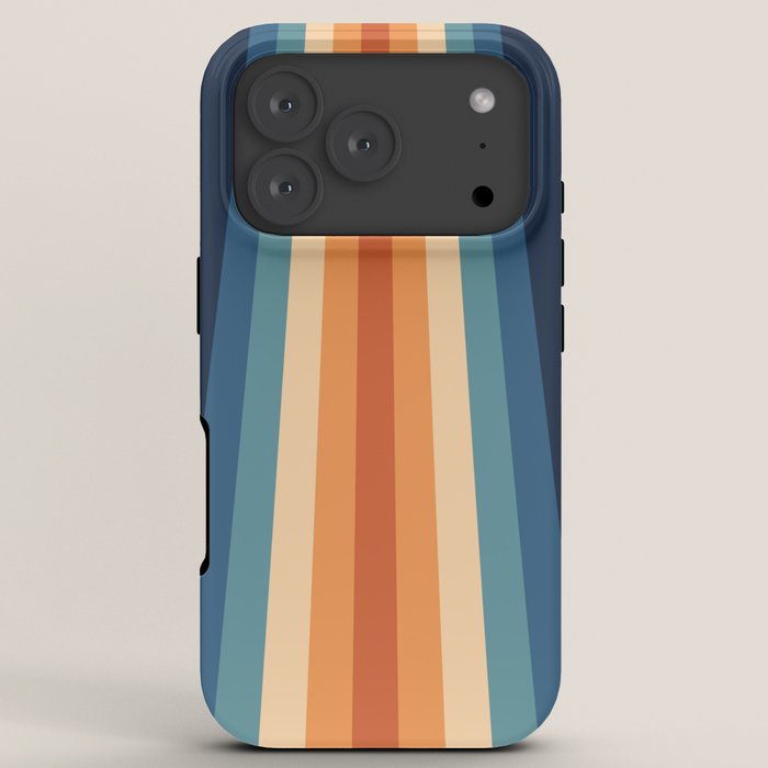 70's Retro Stripes iPhone Case