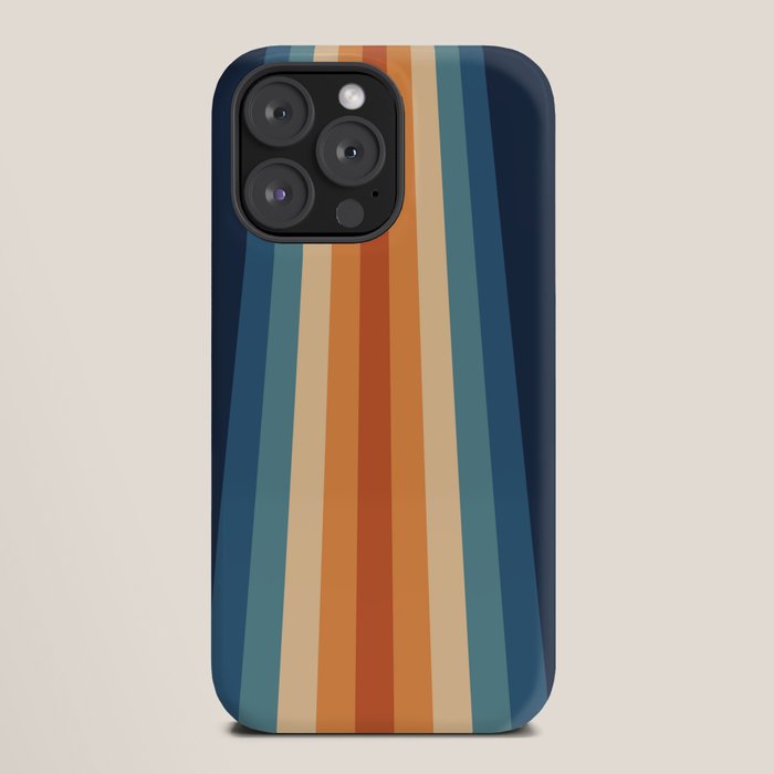 70's Retro Stripes iPhone Case