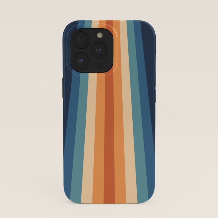 70's Retro Stripes iPhone Case
