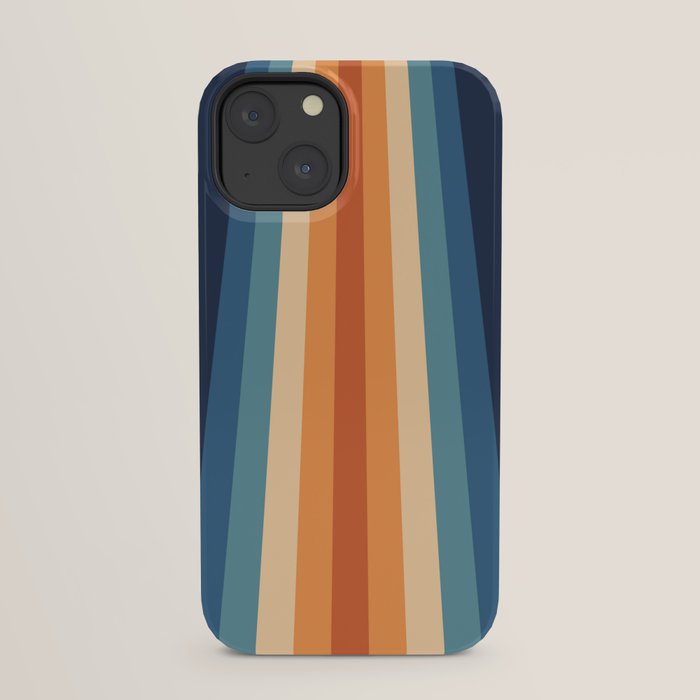 70's Retro Stripes iPhone Case