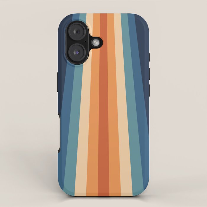 70's Retro Stripes iPhone Case