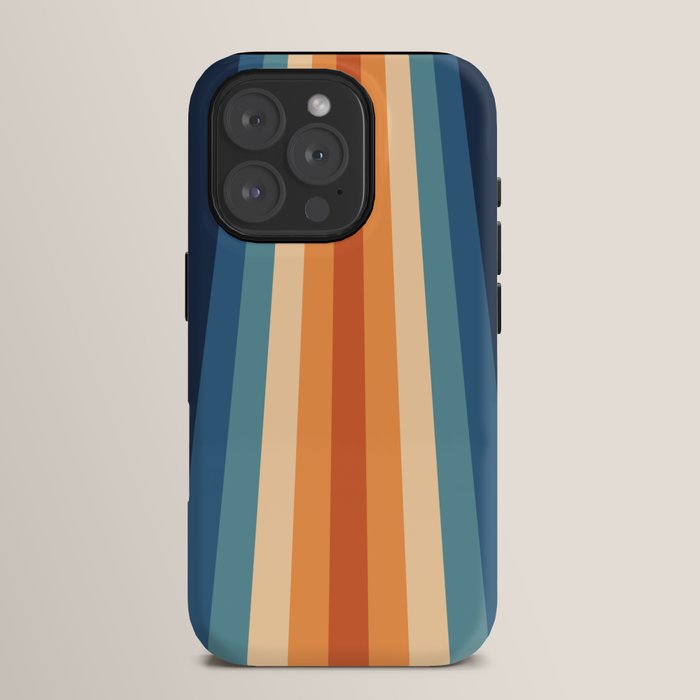 70's Retro Stripes iPhone Case