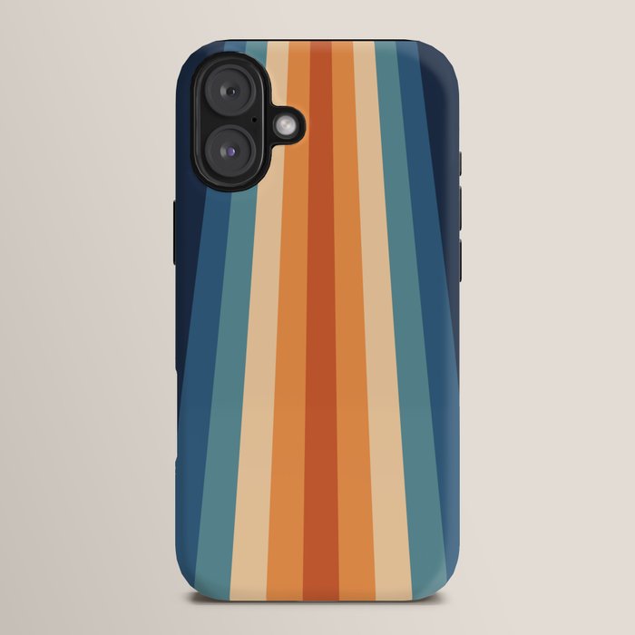 70's Retro Stripes iPhone Case