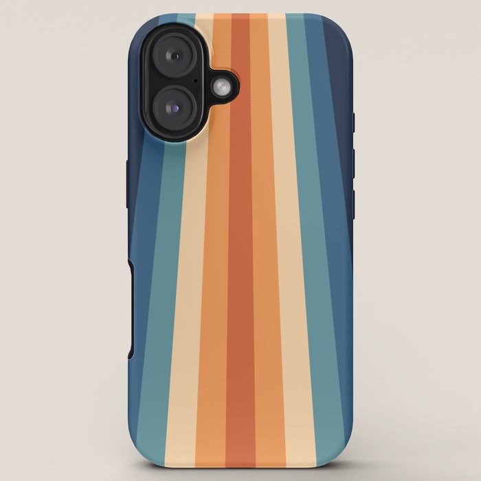 70's Retro Stripes iPhone Case