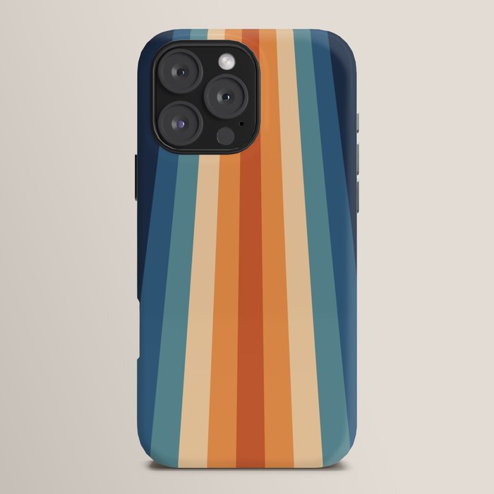 70's Retro Stripes iPhone Case