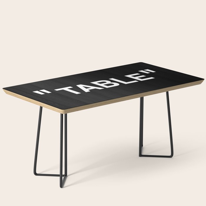 " Art " (Negative) Coffee Table