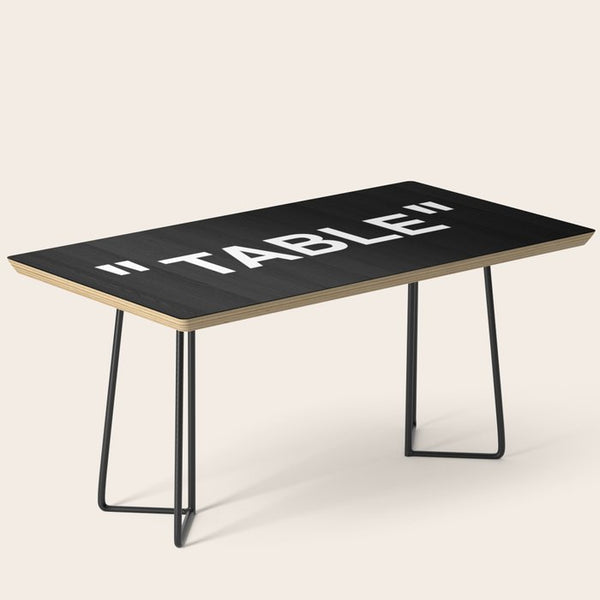 " Art " (Negative) Coffee Table