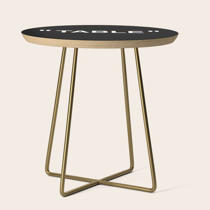 " Art " (Negative) Side Table