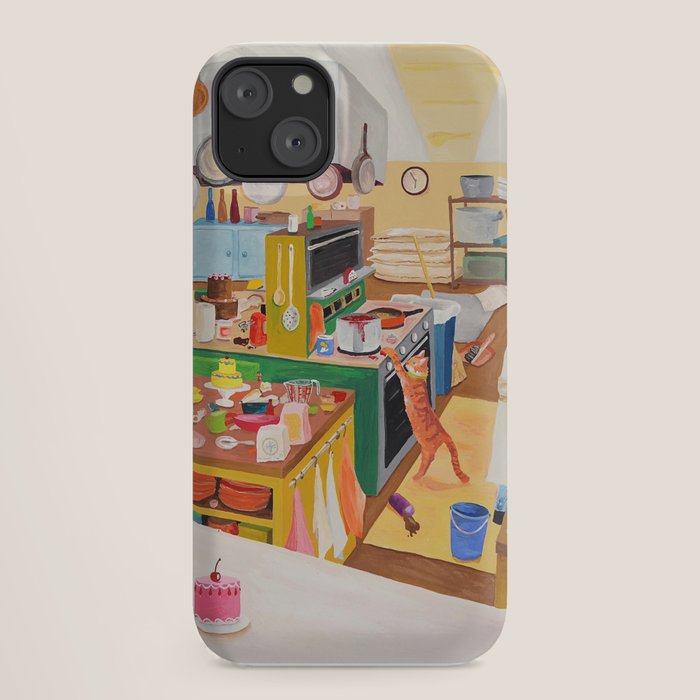 A Cat in the Kitchen iPhone Case