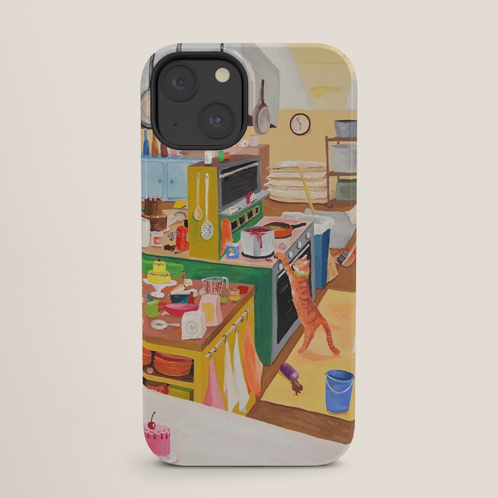 A Cat in the Kitchen iPhone Case