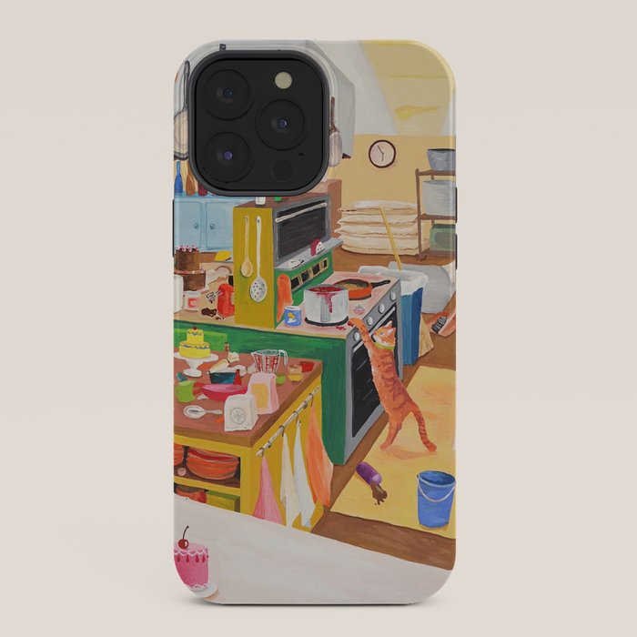 A Cat in the Kitchen iPhone Case