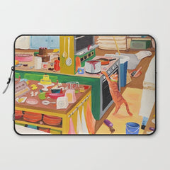 A Cat in the Kitchen Laptop Sleeve