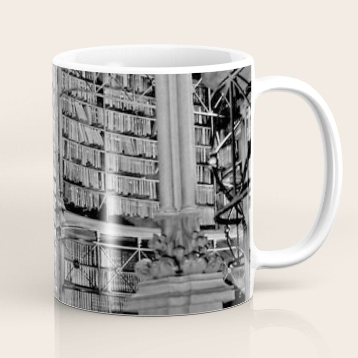 A Book Lover's Dream - Cincinnati Public Library black and white photographs / black and white photo Coffee Mug