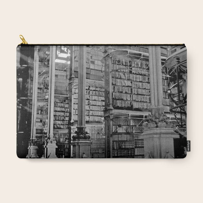 A Book Lover's Dream - Cincinnati Public Library black and white photographs / black and white photo Carry All Pouch
