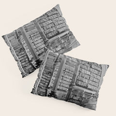 A Book Lover's Dream - Cincinnati Public Library black and white photographs / black and white photo Pillow Sham