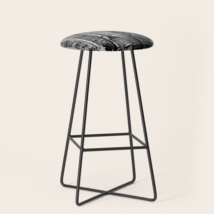 A Book Lover's Dream - Cincinnati Public Library black and white photographs / black and white photo Stool