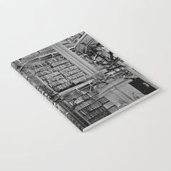 A Book Lover's Dream - Cincinnati Public Library black and white photographs / black and white photo Notebook