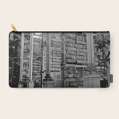 A Book Lover's Dream - Cincinnati Public Library black and white photographs / black and white photo Carry All Pouch