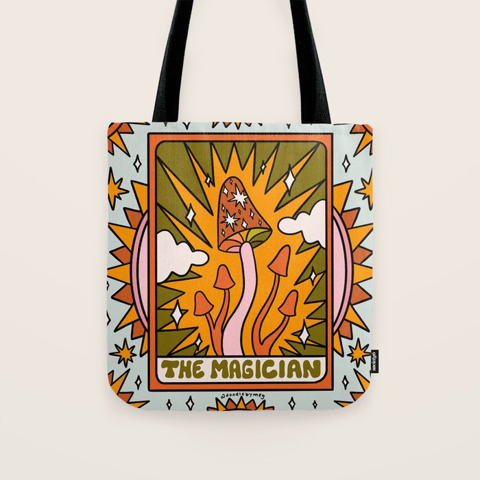 1. The Magician Mushroom Tote Bag