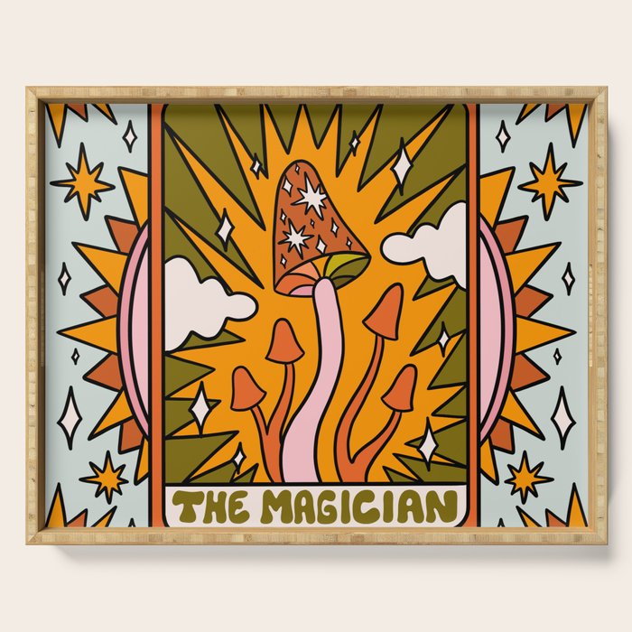 1. The Magician Mushroom Serving Tray