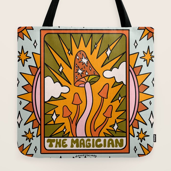 1. The Magician Mushroom Tote Bag