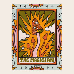 1. The Magician Mushroom Poster