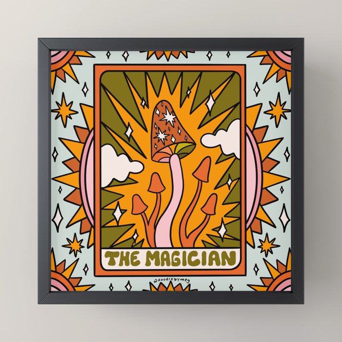 1. The Magician Mushroom Mini Art Print