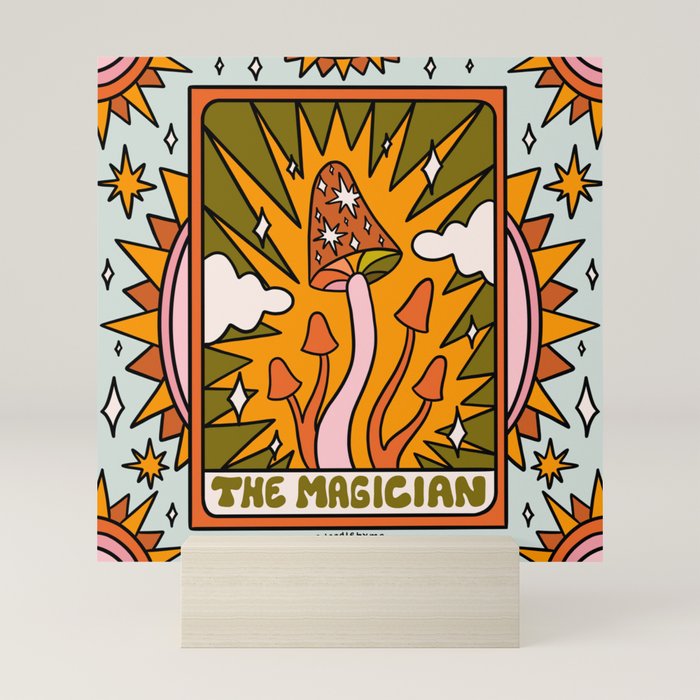 1. The Magician Mushroom Mini Art Print