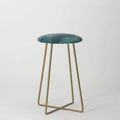 "You Are Worthy" Midnight Background Stool