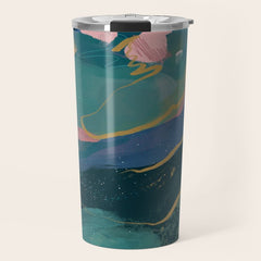 "You Are Worthy" Midnight Background Travel Mug
