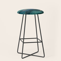 "You Are Worthy" Midnight Background Stool