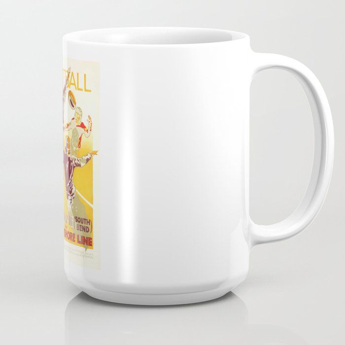 1926 Notre Dame By South Shore Line Advertising Poster Coffee Mug