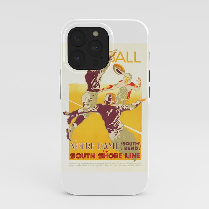 1926 Notre Dame By South Shore Line Advertising Poster iPhone Case