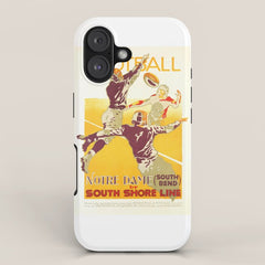 1926 Notre Dame By South Shore Line Advertising Poster iPhone Case