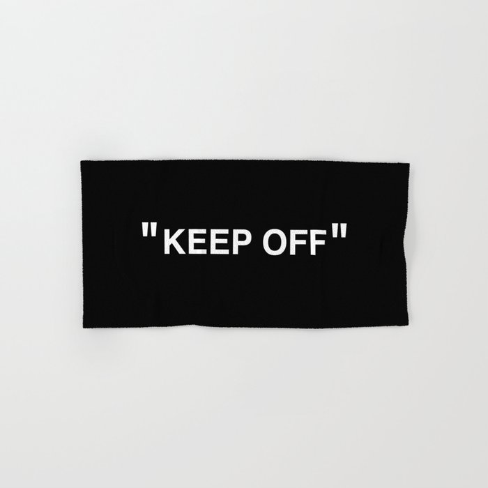 "KEEP OFF" Dark Edition Bath Towel