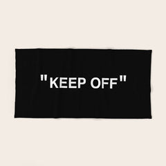 "KEEP OFF" Dark Edition Bath Towel