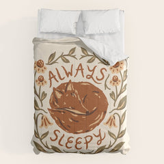 Always Sleepy' Fox Comforter