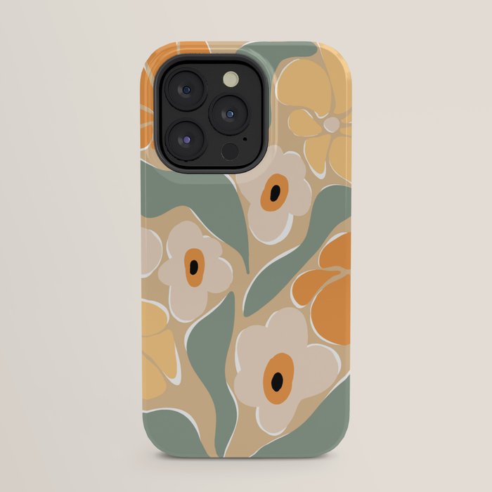 70s california flower market iPhone Case