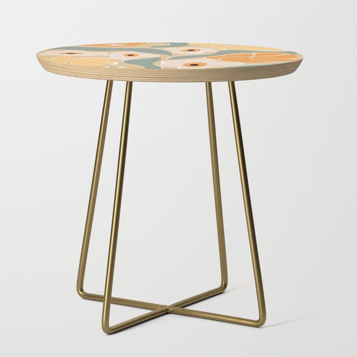 70s california flower market Side Table