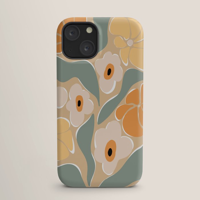 70s california flower market iPhone Case