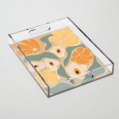 70s california flower market Acrylic Tray