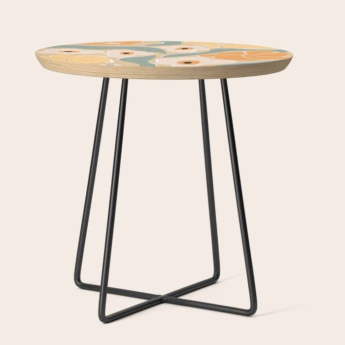 70s california flower market Side Table