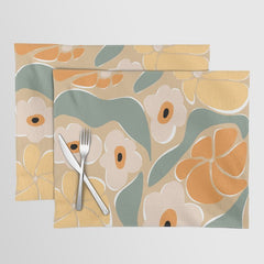 70s california flower market Placemat