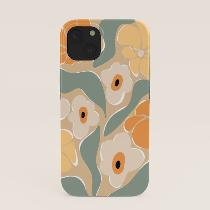 70s california flower market iPhone Case