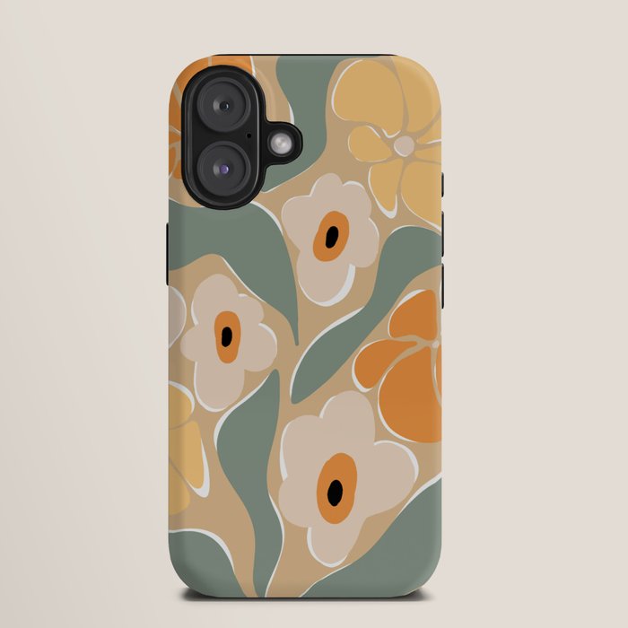 70s california flower market iPhone Case