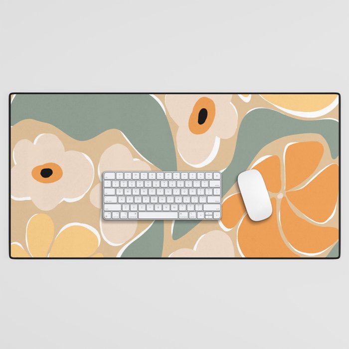 70s california flower market Desk Mat